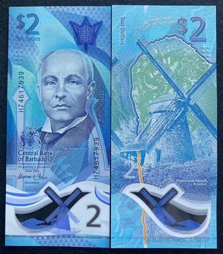 Barbados dollars 2022 80 - 2,